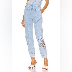 Noam Ridley High Rise Sweatpants Joggers Women’s in Iceberg. Size Medium